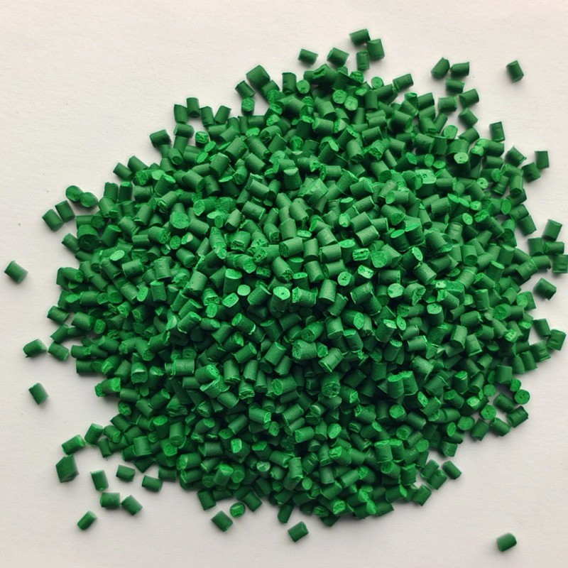 Green Color Masterbatch Plastic